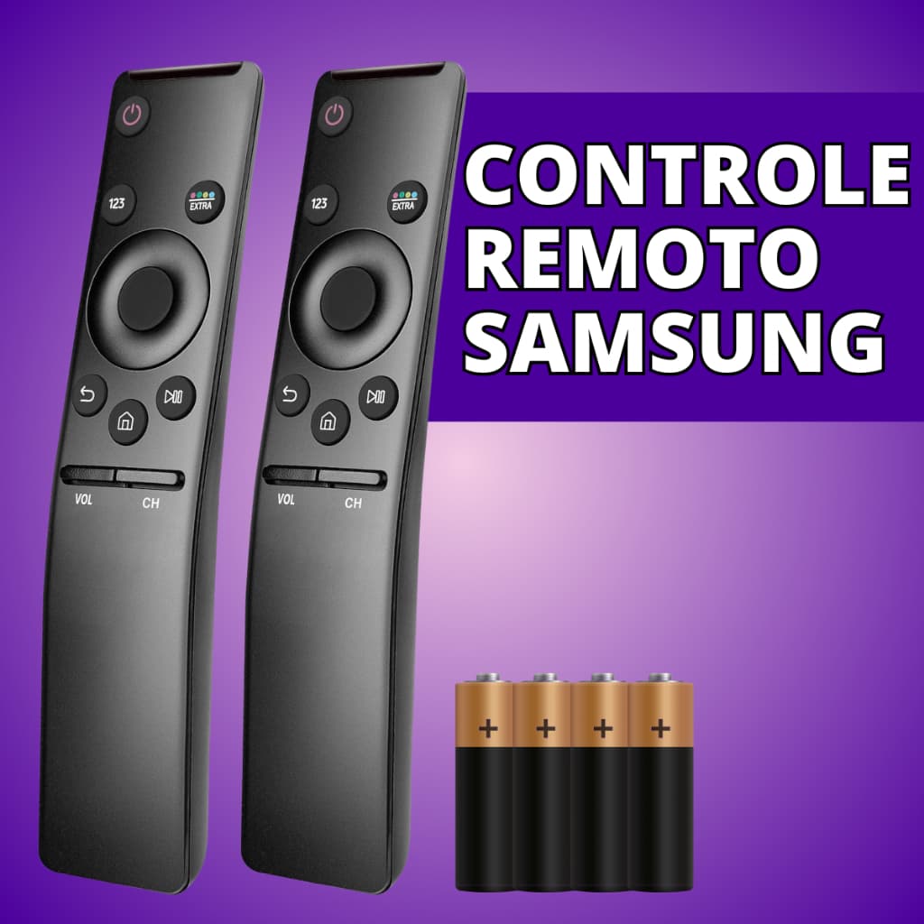 Controle Remoto Compatível Com Samsung Smart TV - Escolha Seu Kit