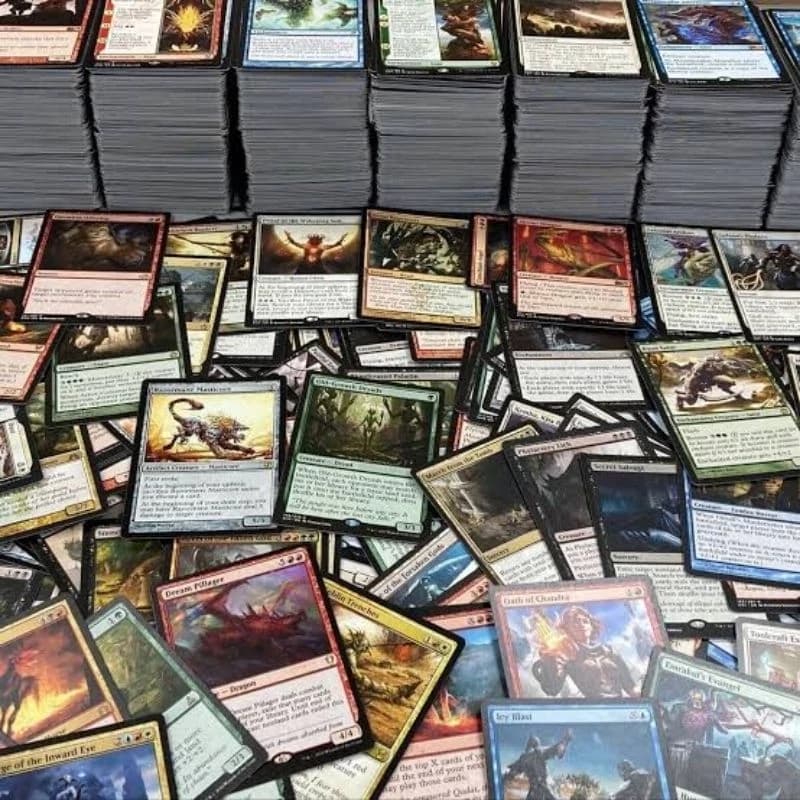 Lote 400 Cartas Aleatórias Magic The Gathering diversas edições