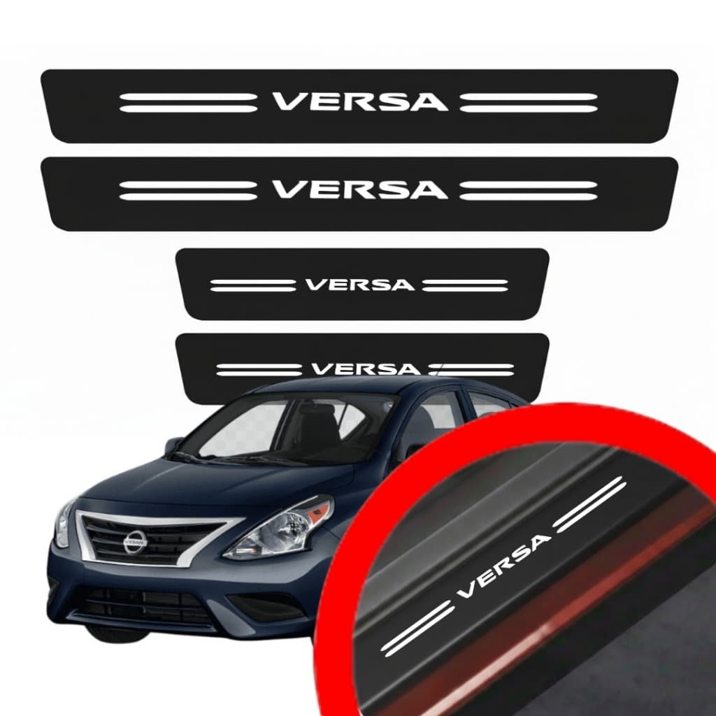 SOLEIRA PROTEÇAO PORTA VERSA UNIVERSAL VINIL PARA CARRO AUTOMOTIVO PERSONALIZADA VARIAS CORES