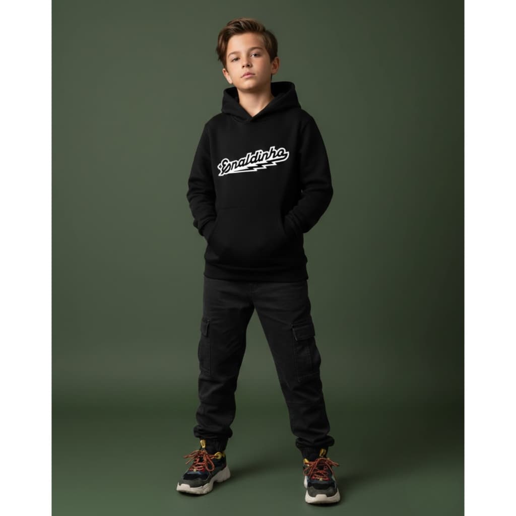Blusa Moletom Infantil Enaldinho com Bolso Canguru – Estilo, Conforto e Diversão no Inverno