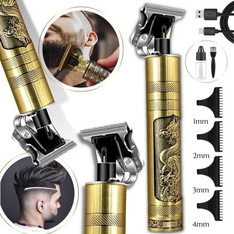 KIT COM 10 MÁQUINAS DE CORTAR CABELO DRAGÃO BARBEIRO  (ACABAMENTO)