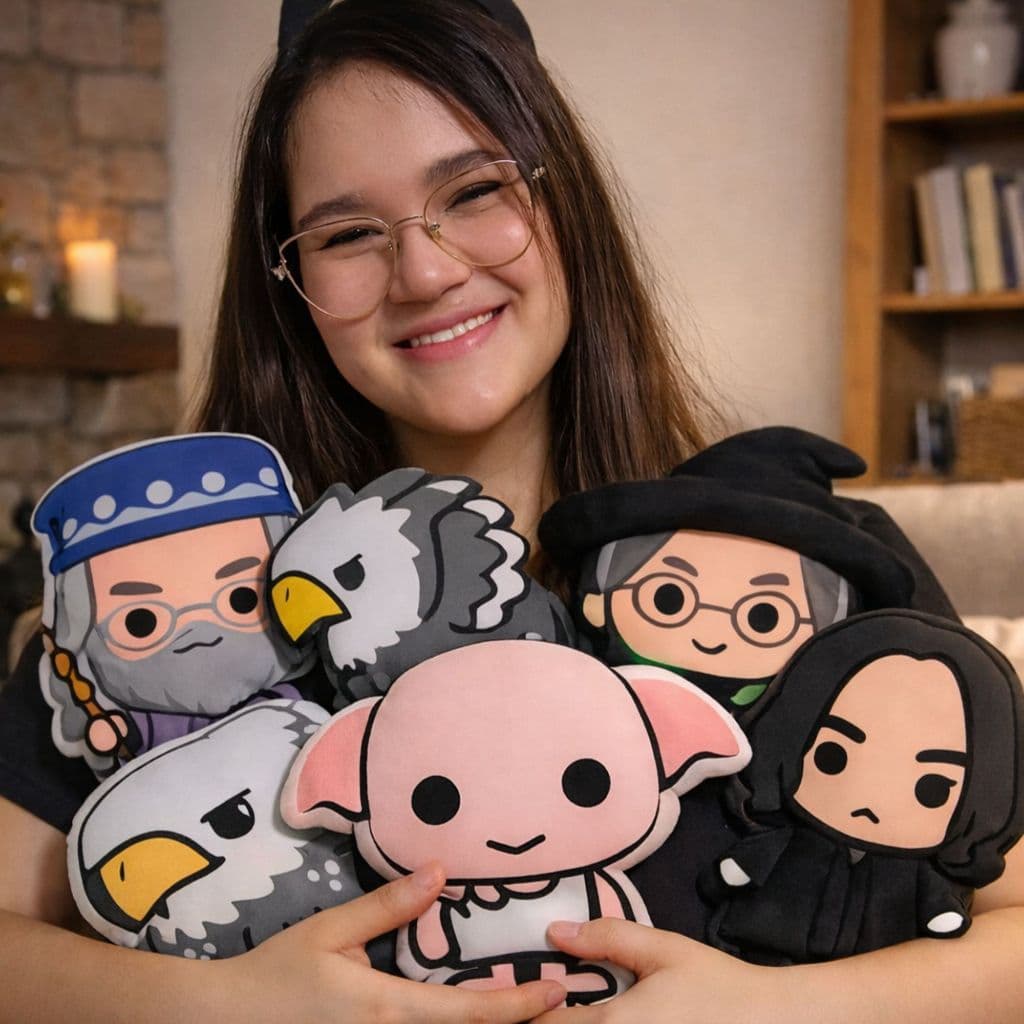 Almofada Cheia 3D - Harry Jovem Bruxo Magia Boneco Personagens