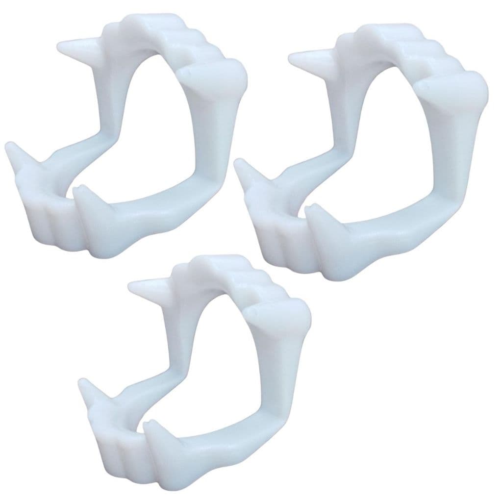 Atacado Kit 50 Dentaduras D Plástico Vampiro Sacolinha!