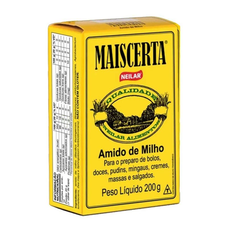 Amido De Milho Maiscerta Neilar 200g