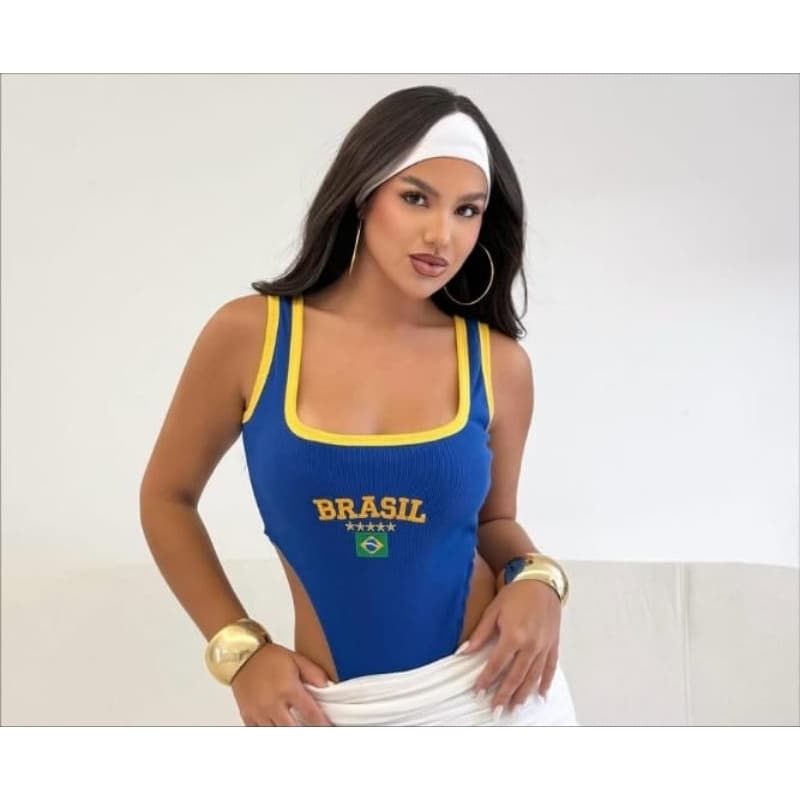 Body feminino Brasil cavadinho