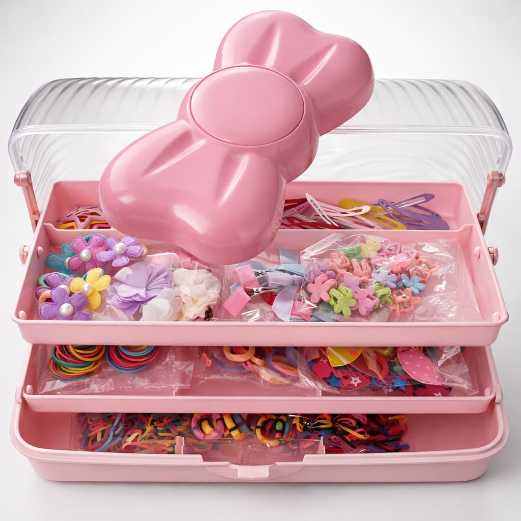 Maleta Organizadora Infantil Menina-  Caixa Organizadora Portátil, Multifuncional e Design Elegante
