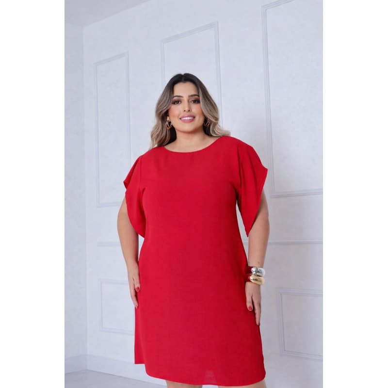 vestido feminino Plus Size casual básico confortável dia dia trabalho calor verão gordinha moda feminina