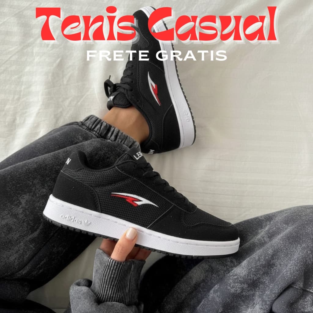 Tênis Unissex Estilo Skatista Street Casual Confortável Tendência 2026