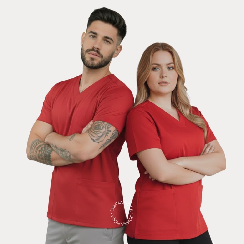 Camisa Avulsa De Scrub Enfermagem Unissex Gabardine -grécia