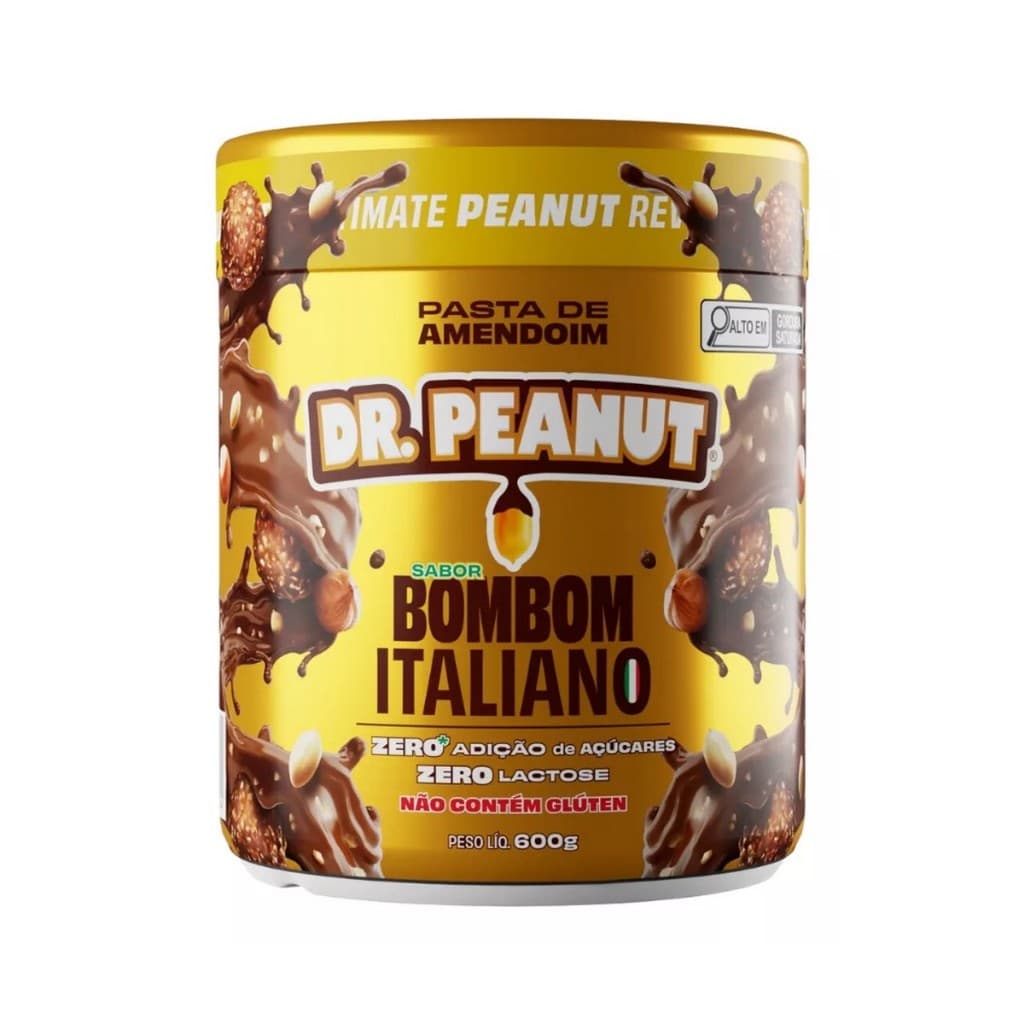 PASTA DE AMENDOIM DR PEANUT 600GR AVELÃ LEITE EM PÓ BOMBOM ITALIANO CHOCOTINE BROWNIE BUENISSIMO BEIJINHO PISTACHE BANOF