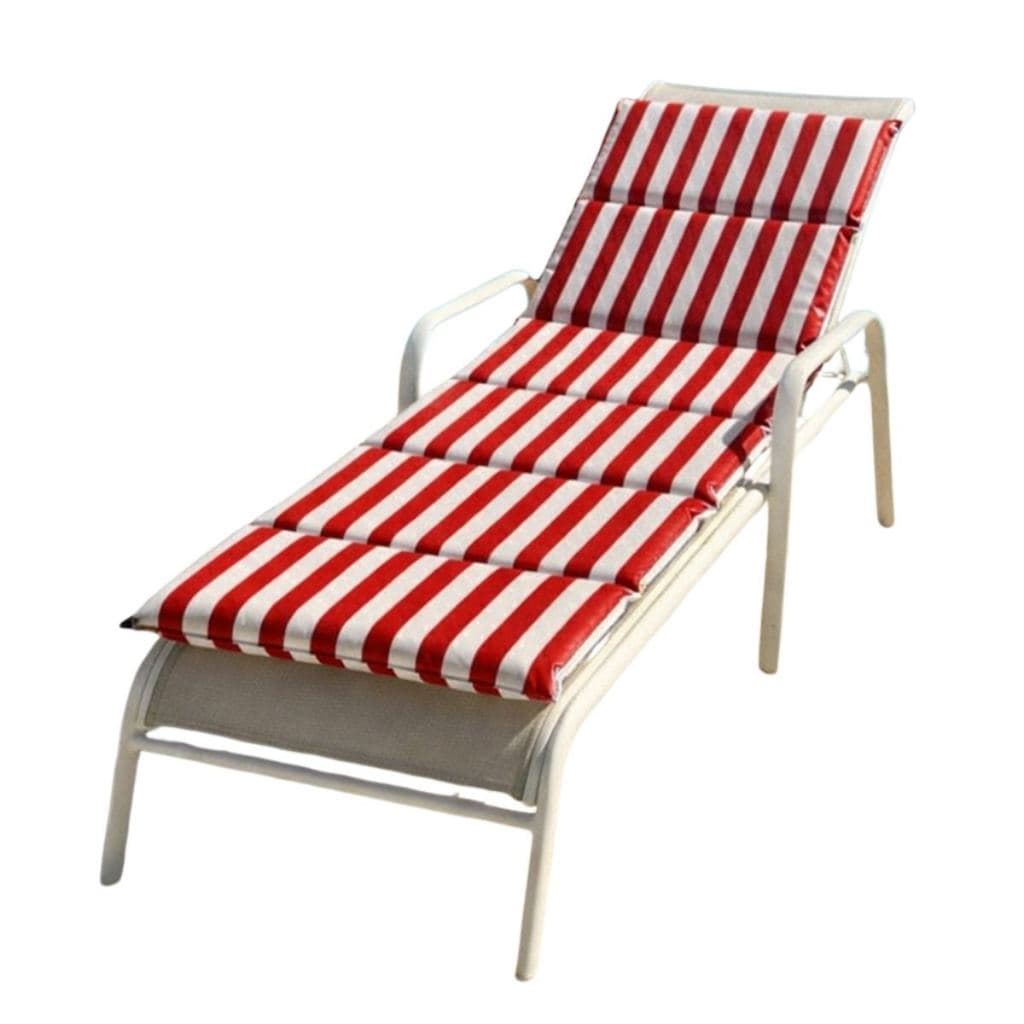 QUEIMA DE ESTOQUE - Colchonete Almofadado para Espreguiçadeira Dobrável de Piscina