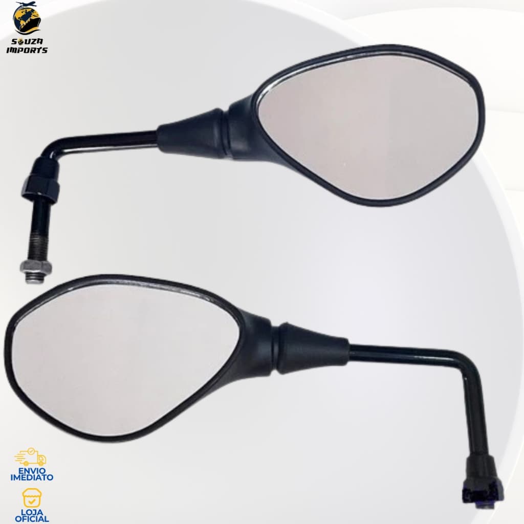 Retrovisor Mini BMW Haste Rebaixada 90 Graus Honda Titan Fan 160