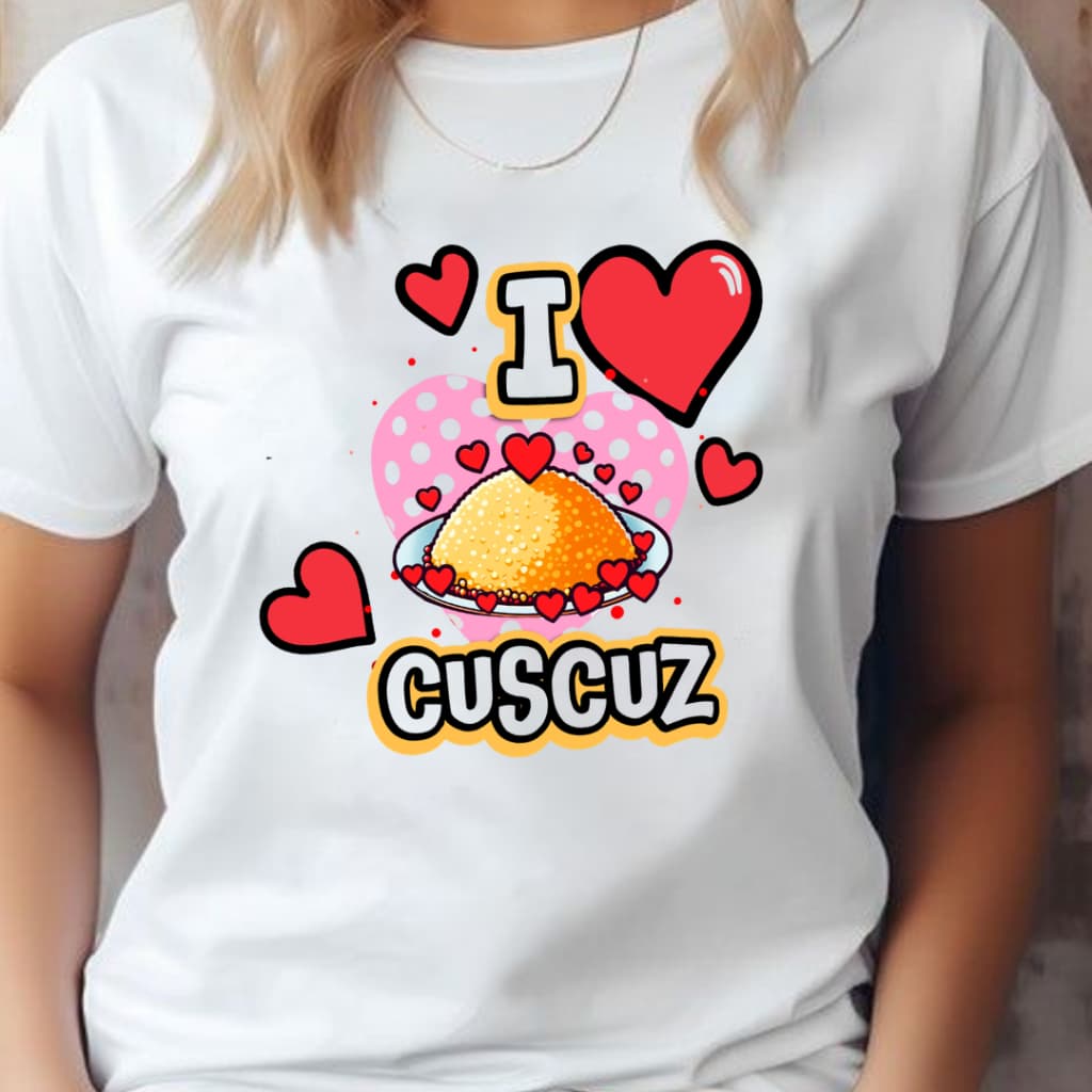 Camiseta Feminina Frase Nordestina Cuscuz Casual Sertão Gola Redonda Baby Look
