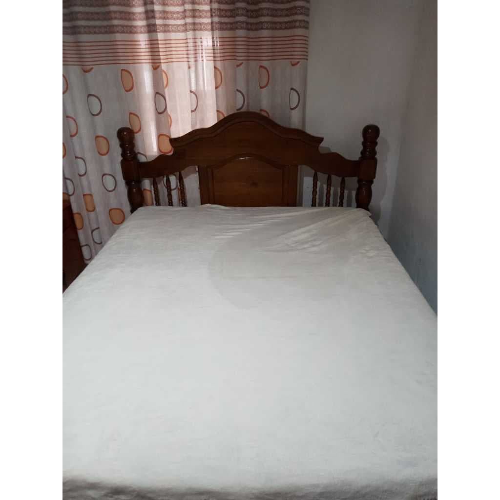 Manta de casal 100% microfibra - Creme