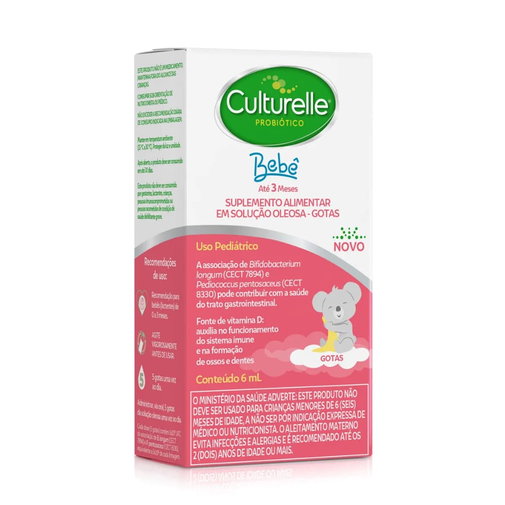 Culterelle Probiótico Bebê Até 3 Meses 6ml