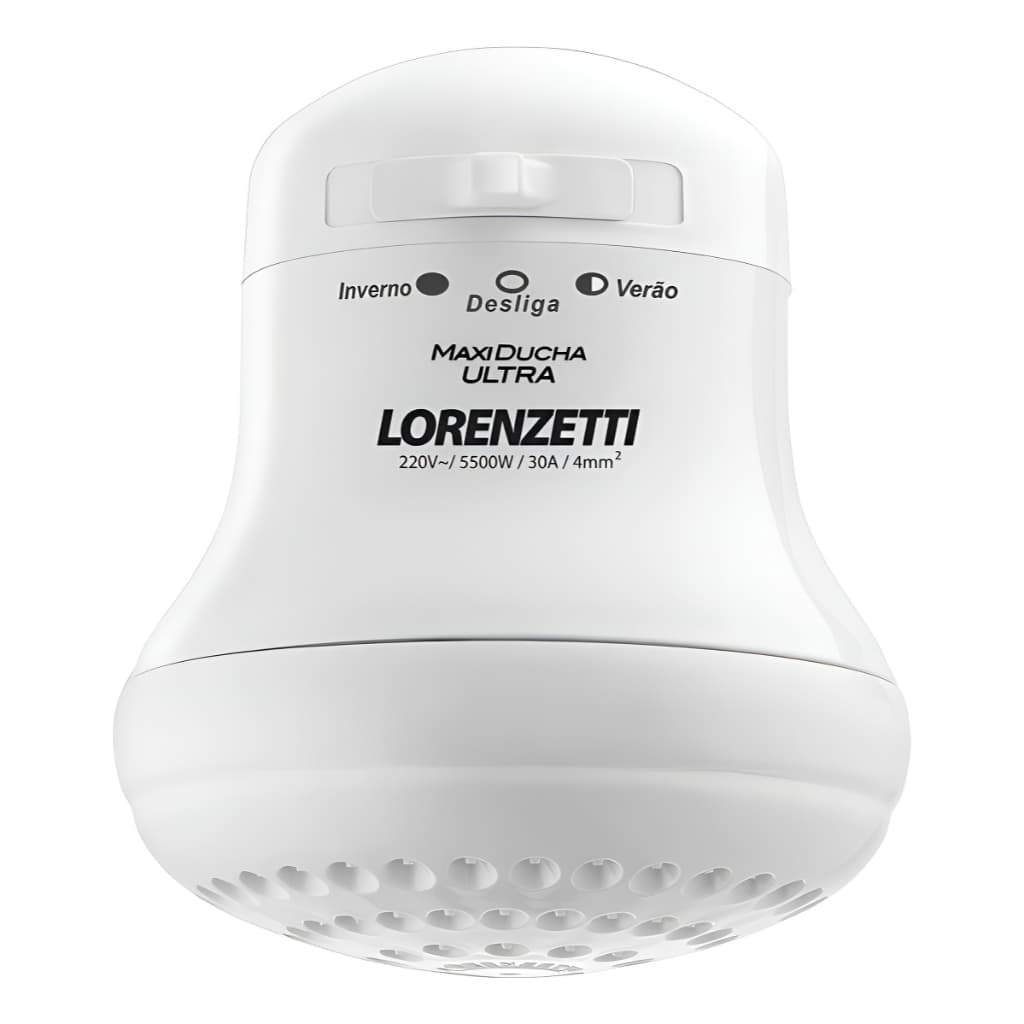chuveiro eletrico Lorenzetti Maxi Ducha Ultra Branco 5500W 220v