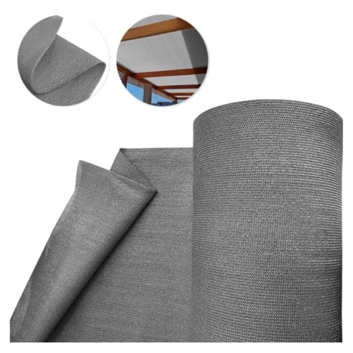 Tela Sombrite 86% Cinza Cobertura Garagem, piscina, Toldo Pergolado, Tenda,  protecao U.V .