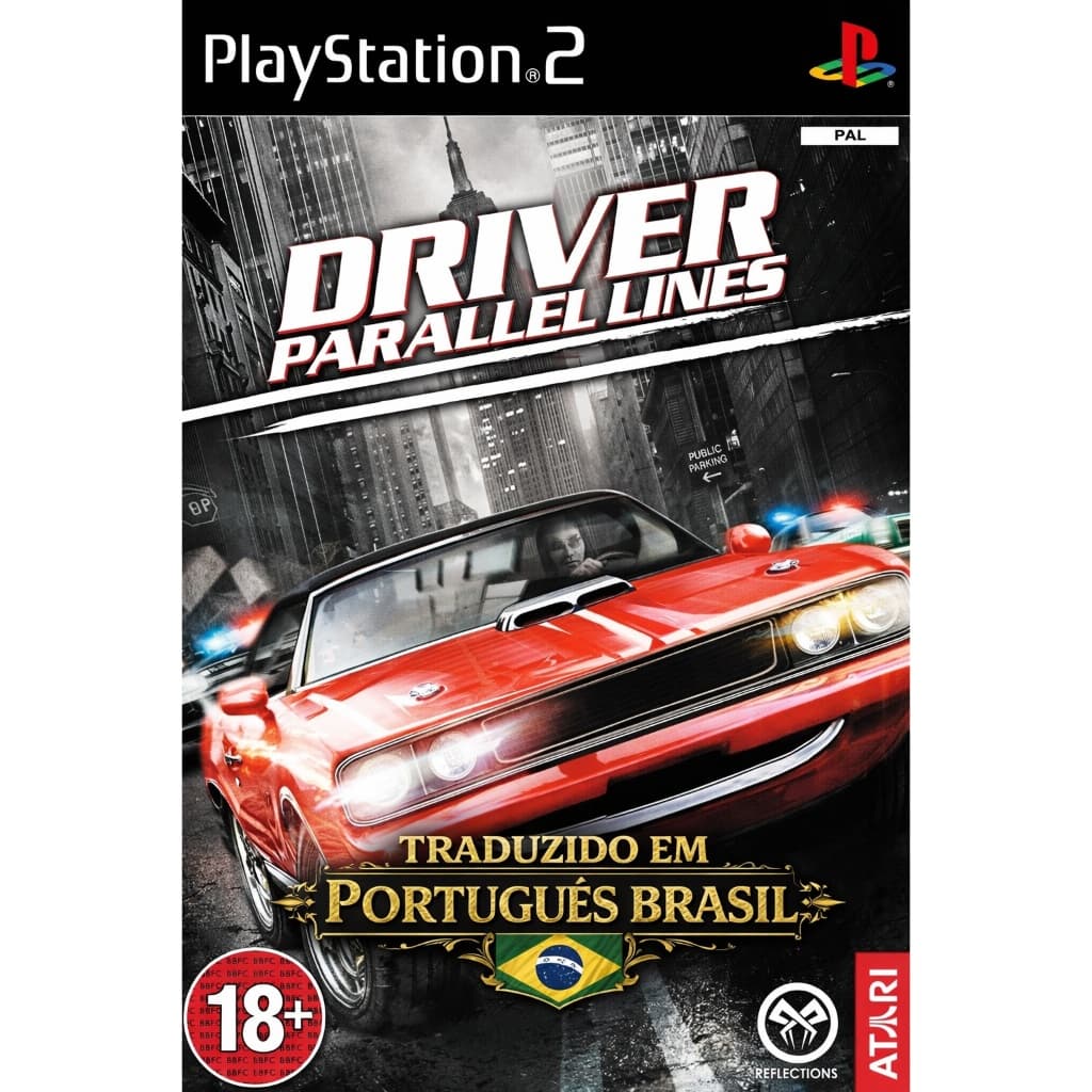 🚘 Driver Parallel Lines PS2 DVD - Jogo de Corrida e Ação com mundo aberto - PlayStation 2 Desbloqueado