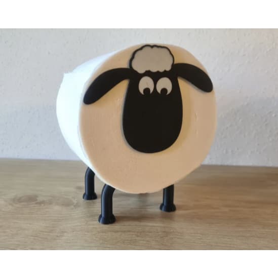 Porta Papel Higiênico Ovelhinha Banheiro Ovelha Lavabo Funcionalidade Design Divertido Decoração Fofo Alegre Praticidade