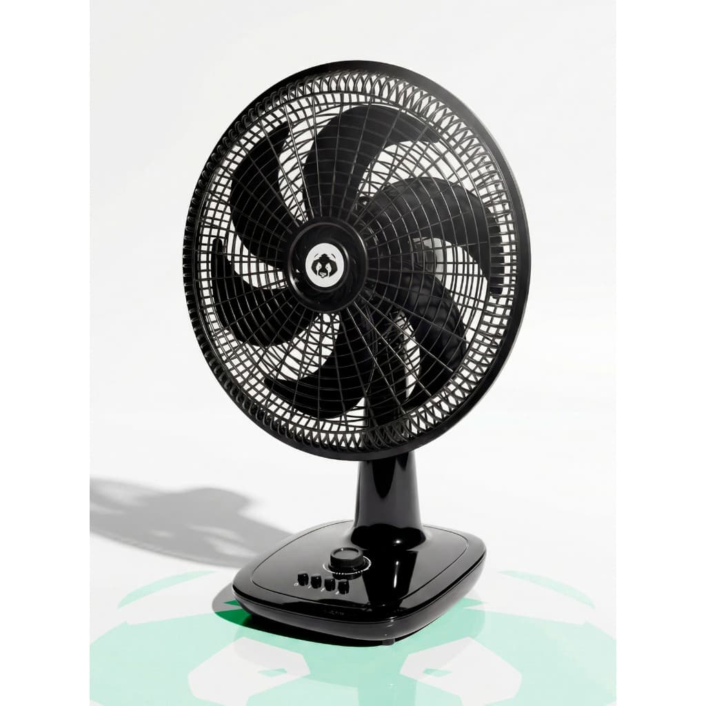 Ventilador de Mesa FT 305 Preto 3 Velocidades Potente Silencioso Econômico Design Moderno Casa Escritório Bivolt 50cm