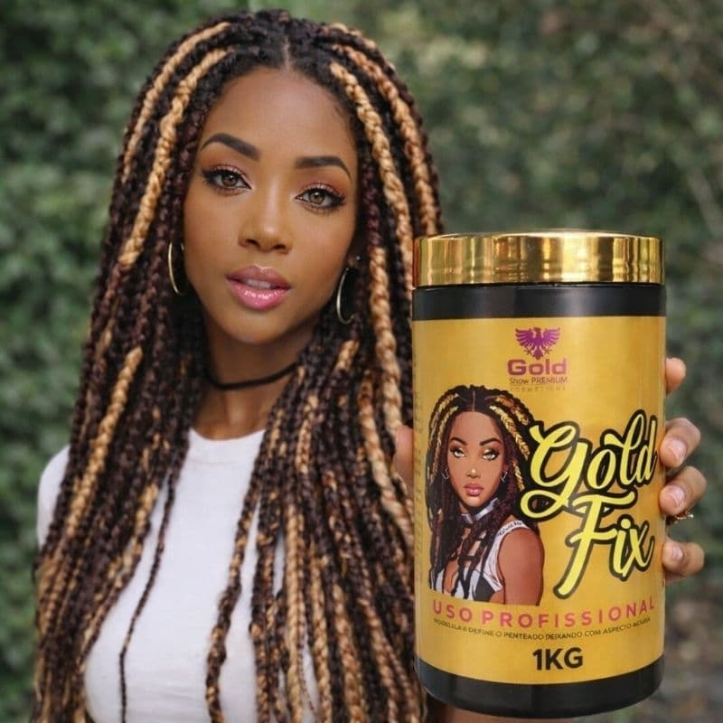 Pomada Modeladora Gold Fix Profissional 1kg