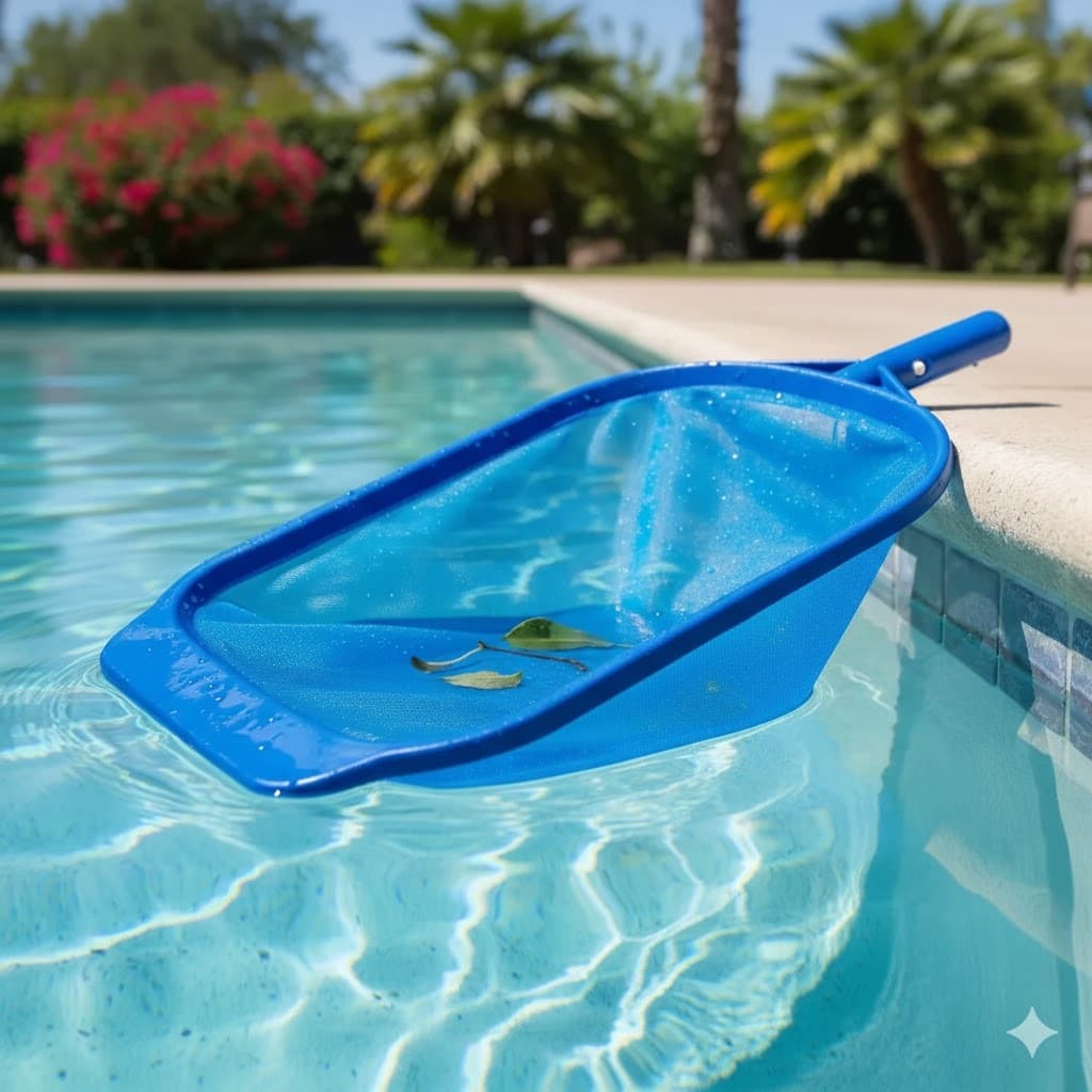 Peneira Plástica Para Piscina Cata Folhas, Insetos e Sujeiras na Piscinas Peneira Reforçada