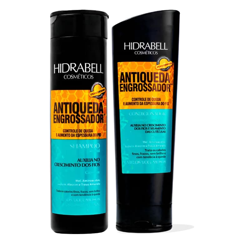 Kit Shampoo E Condicionador Hidrabell Antiqueda Engrossador