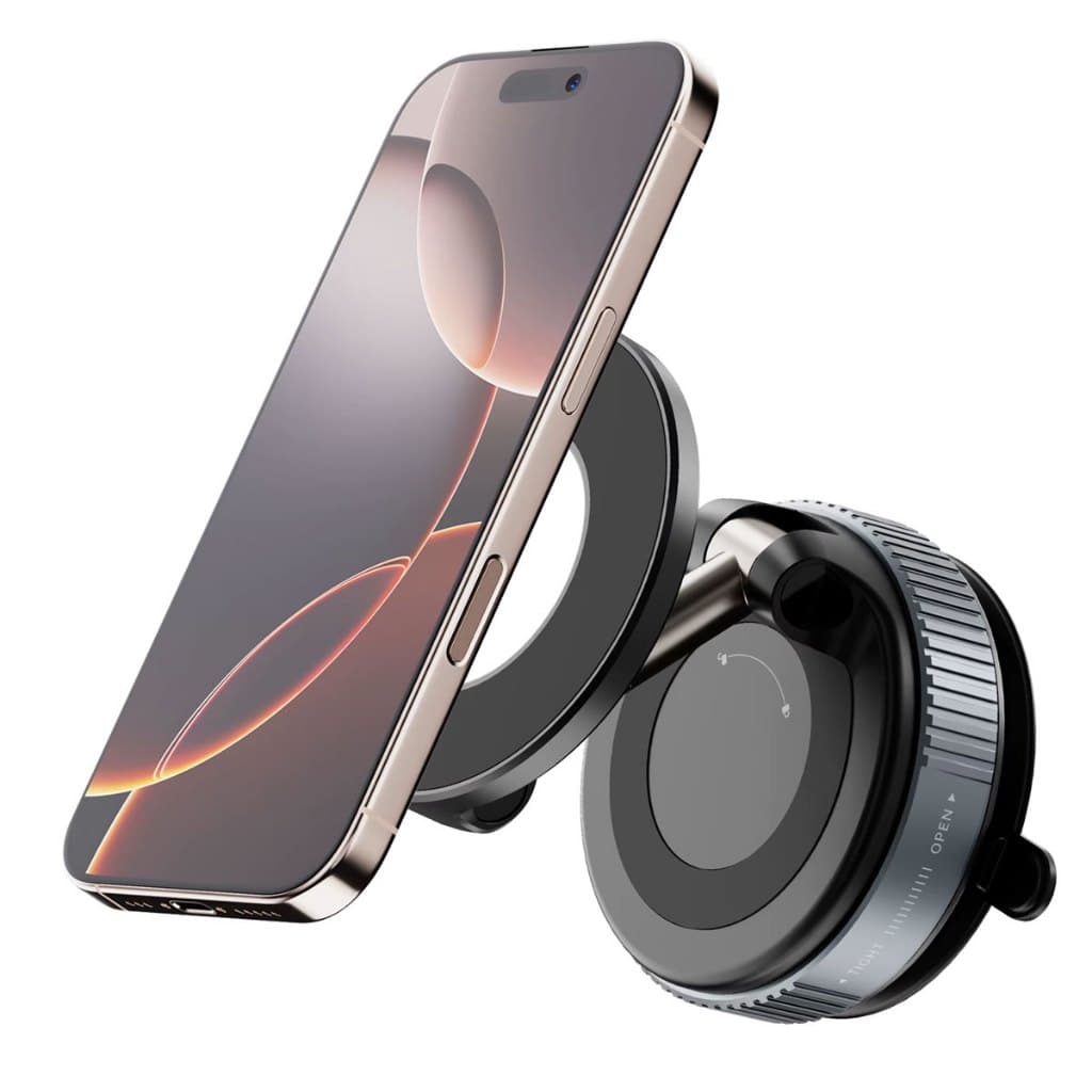 Suporte Magnético Veicular Celular Ventosa 360° Painel Para-brisa Universal Smartphone Ultra Forte