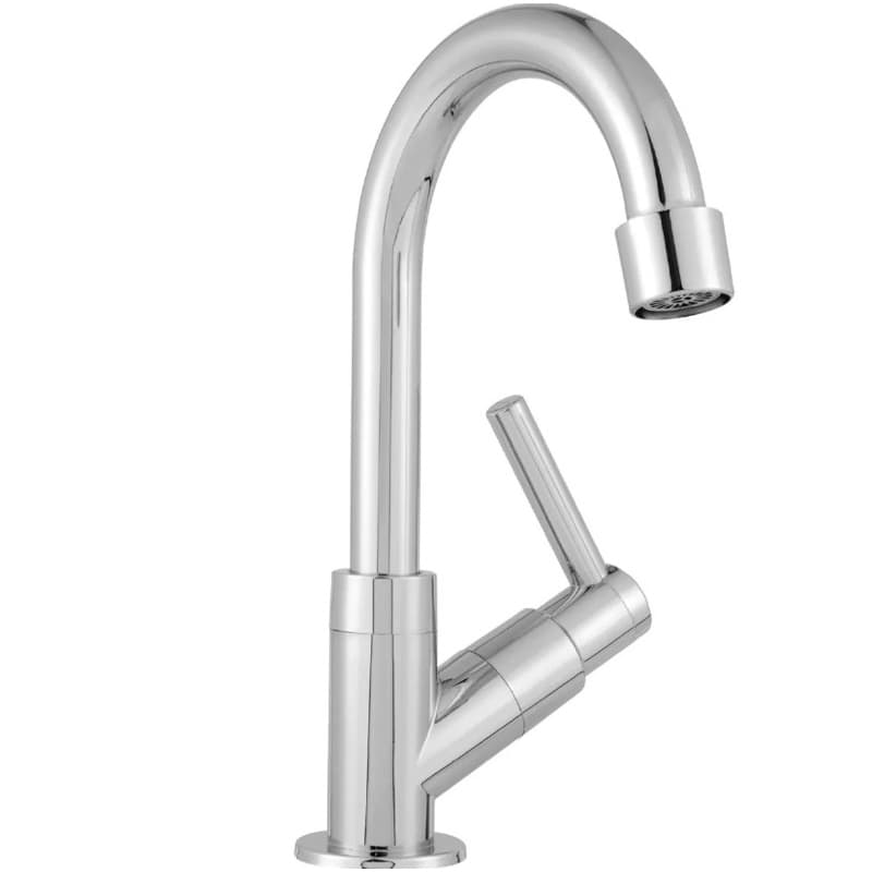 Torneira Lavatório Banheiro ABS 1/4 Volta - Moderna e Elegante com Bica Móvel 360°