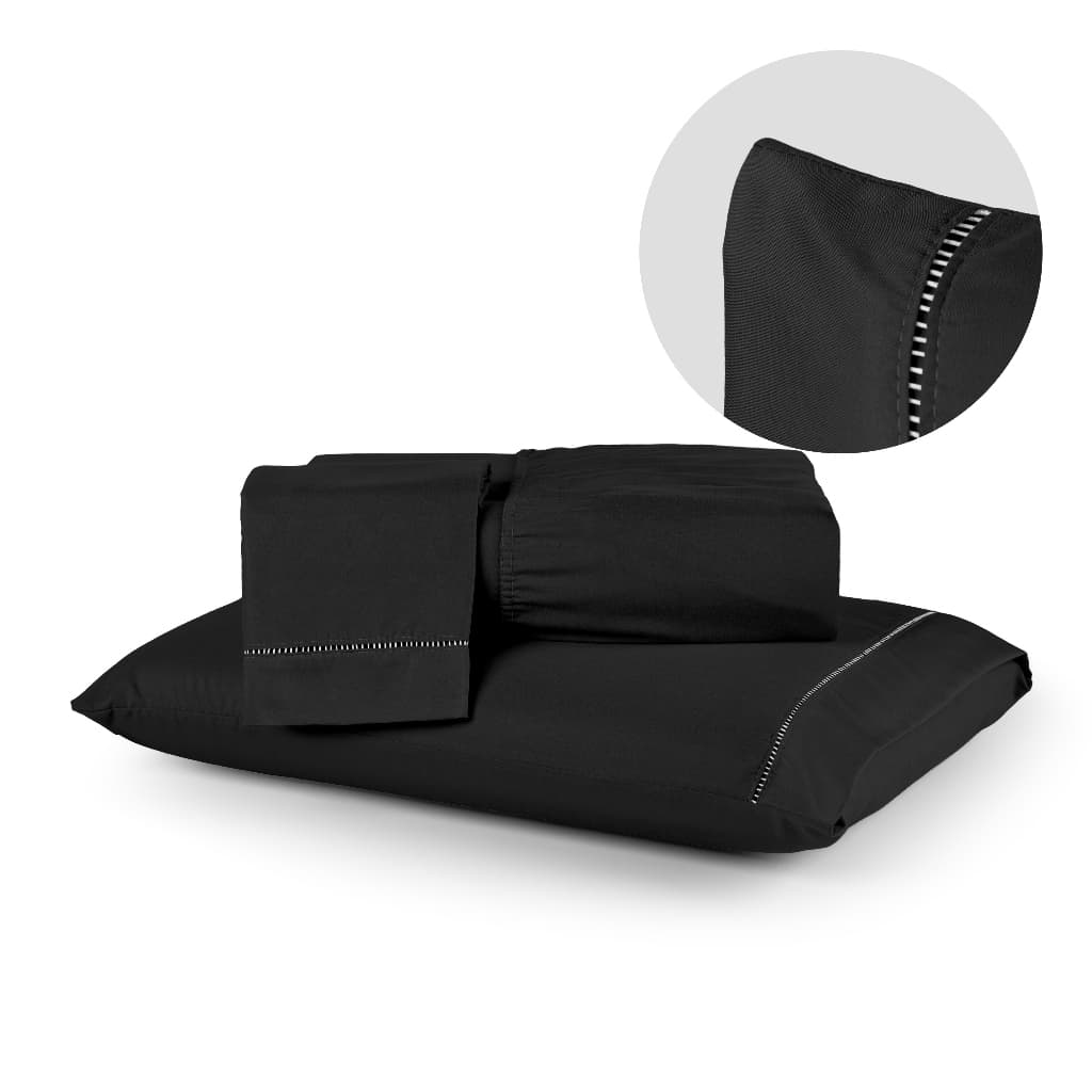 Jogo de Lençol 400 fios toque Suave e Acetinado Berço Solteiro Casal Queen King 02 e 03 Peças