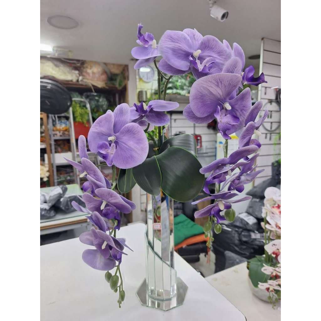 Haste de orquidea com 9flores com 105cm