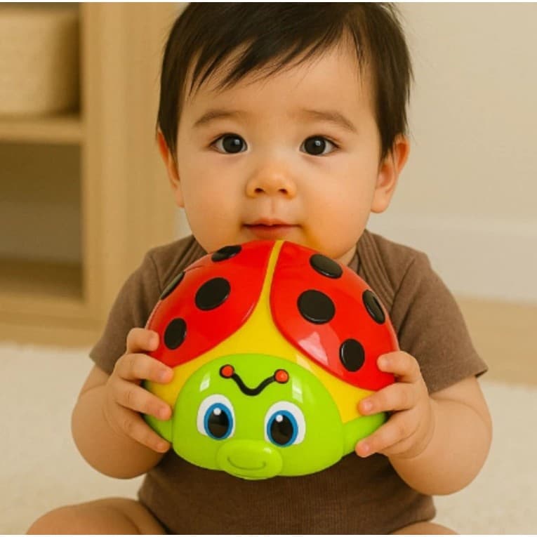 Brinquedo Joaninha Interativo Educativo Animal Bichinho Estímulo Infantil Presente Brincar