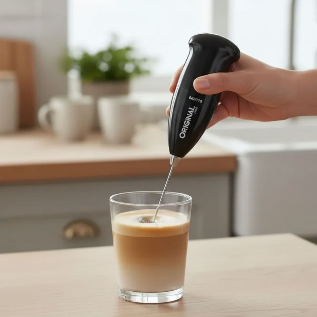 Foco em Praticidade Mixer Portátil de Bebidas: Bate Whey e Café p/ Fitness e Casa - Misturador