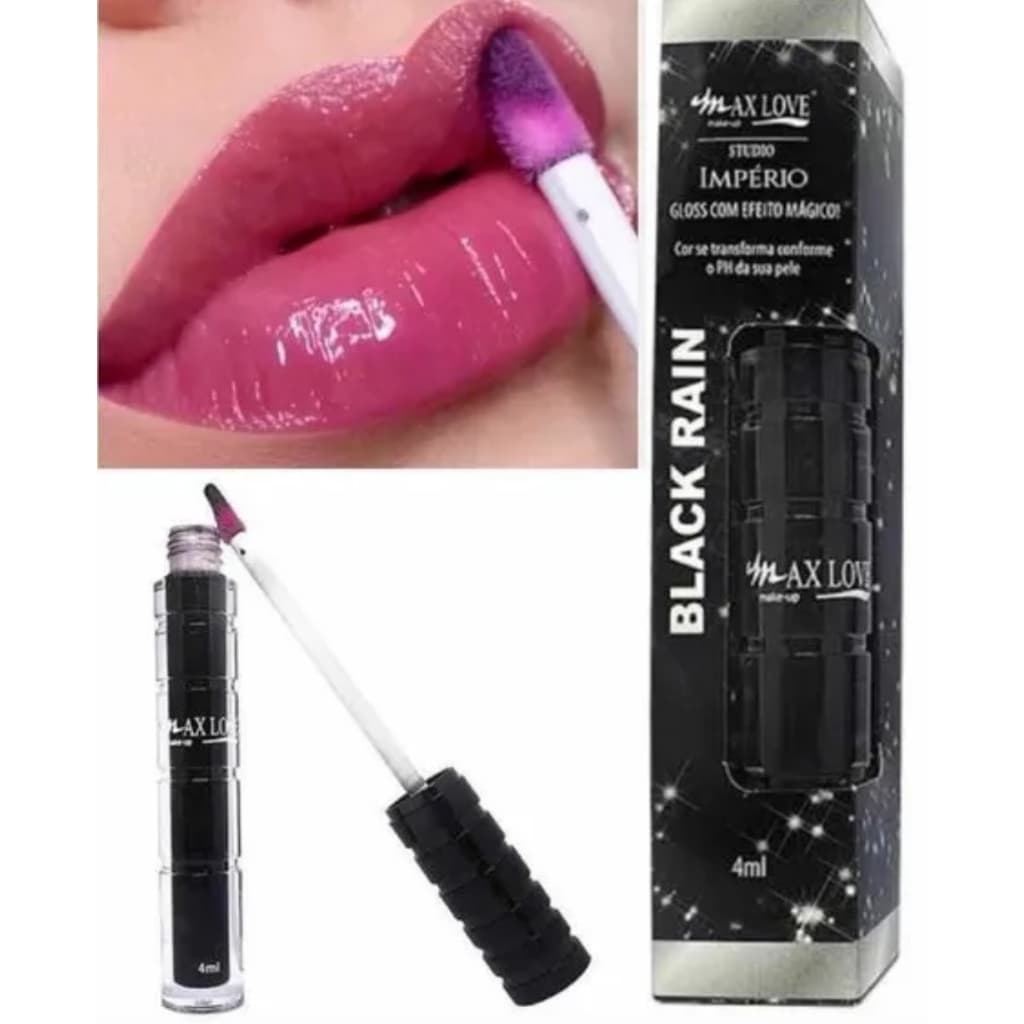 Gloss Black Rain Efeito Mágico Max Love