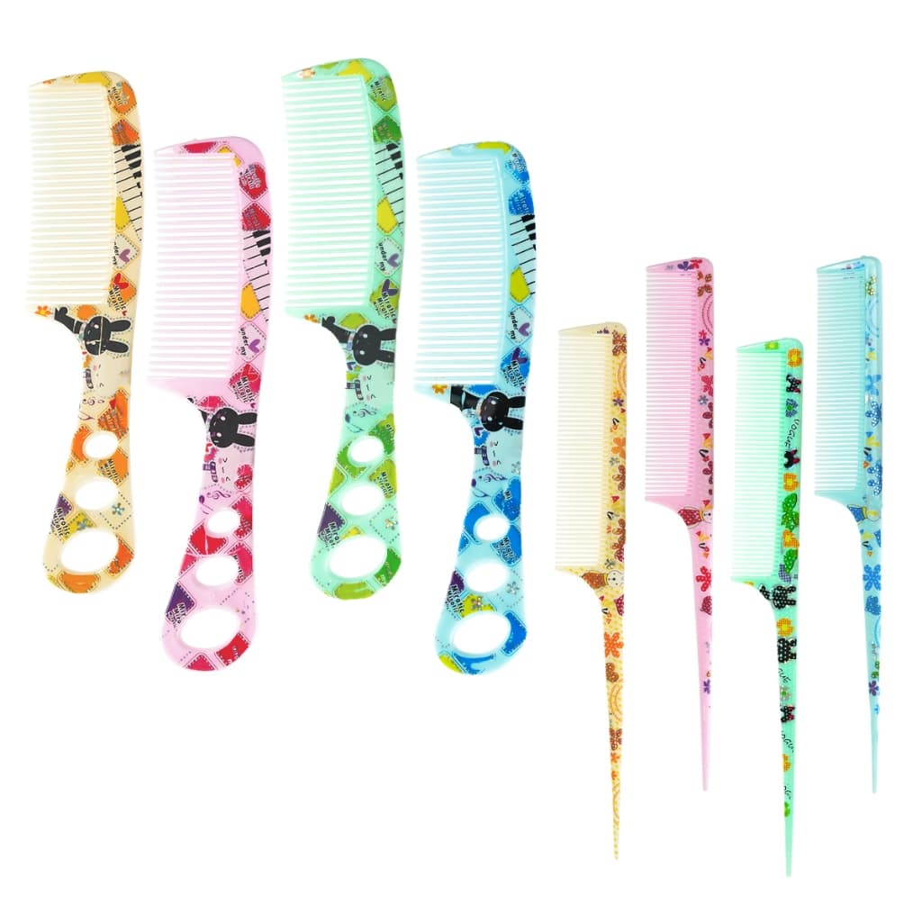 Pente de Cabelo Estampado Kit com 2 Unidades