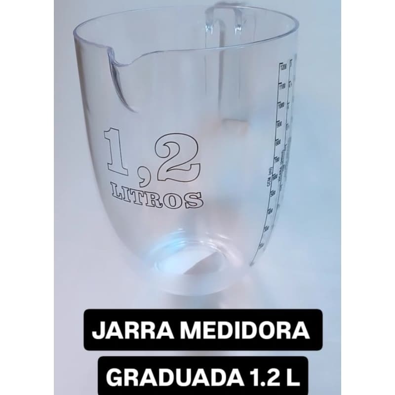 JARRA GRADUADA MEDIDORA JOLLY 1 .2 L ACRÍLICO  COMPOSIÇÃO PS  MAIS PRECISÃO E PRATICIDADE NAS SUAS RECEITAS .  !!!!!!!!!