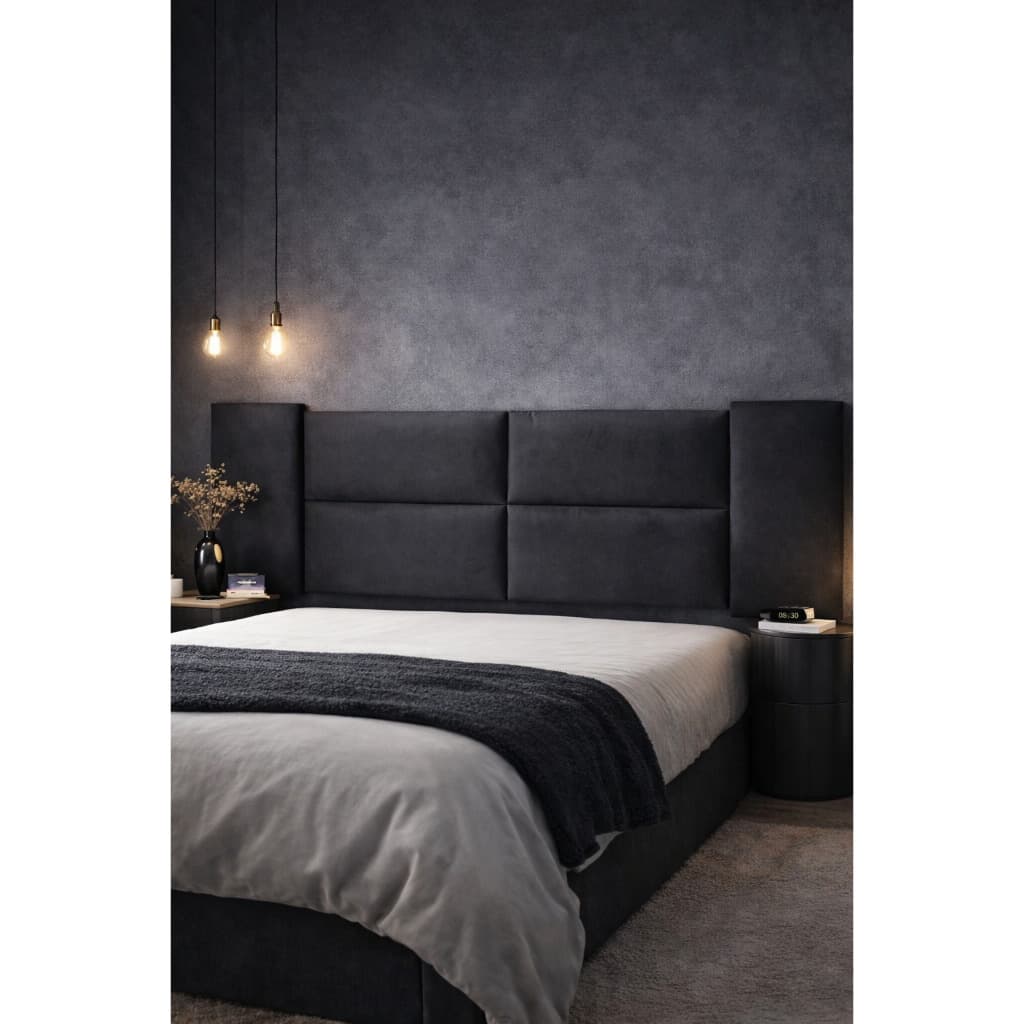 Kit Cabeceira Modular Autocolante 45x20 Cama Solteiro Casal Queen e King - Entrega  Full