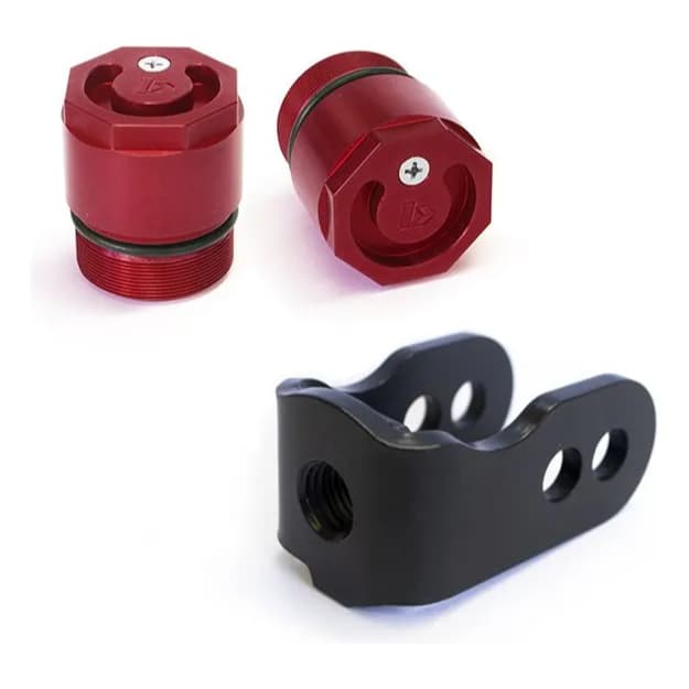 Alongador de suspensão dianteiro/traseiro Vermelho  Crf/Tornado/Xre/Falcon/XR250