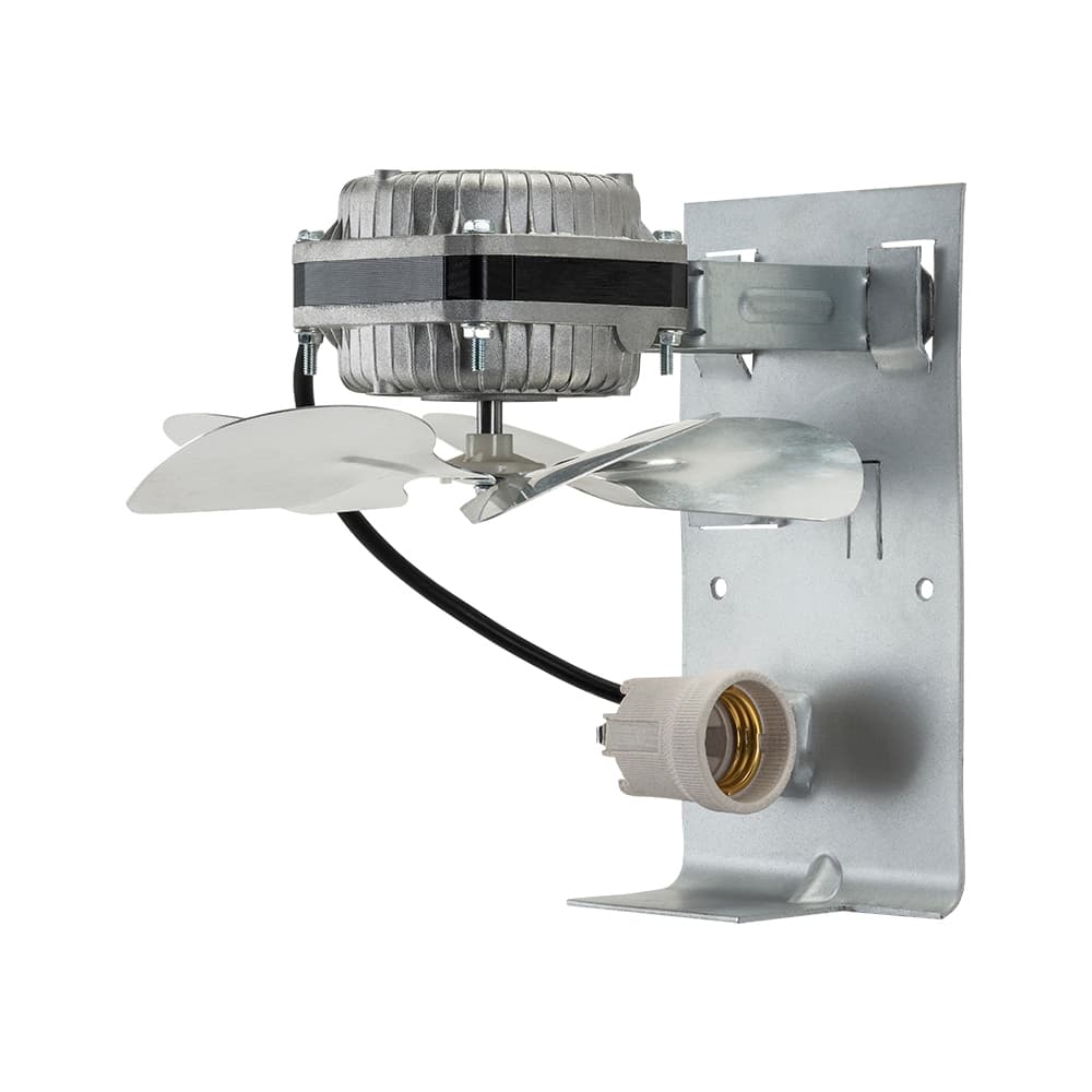 Exaustor Para Churrasqueira 220V 60W Elimina Fumaça Com Iluminação Protetor Térmico Hélice Alumínio