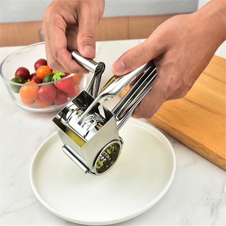 Ralador Triturador de Queijos - Aço Inox para Todos os Alimentos