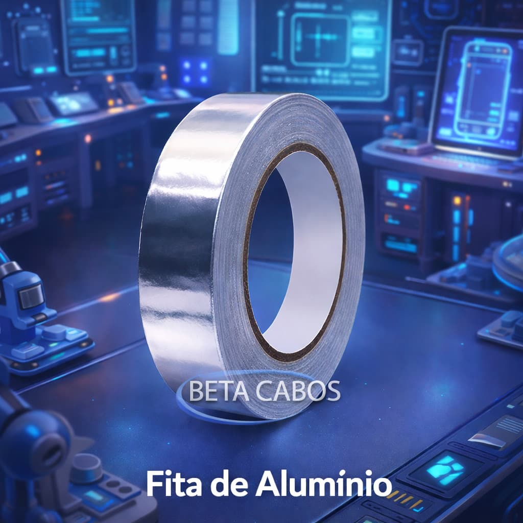 Fita Térmica Alumínio Alta Temperatura 20mm Rolo 30mts Reballing BGA Reparos Placas Circuito
