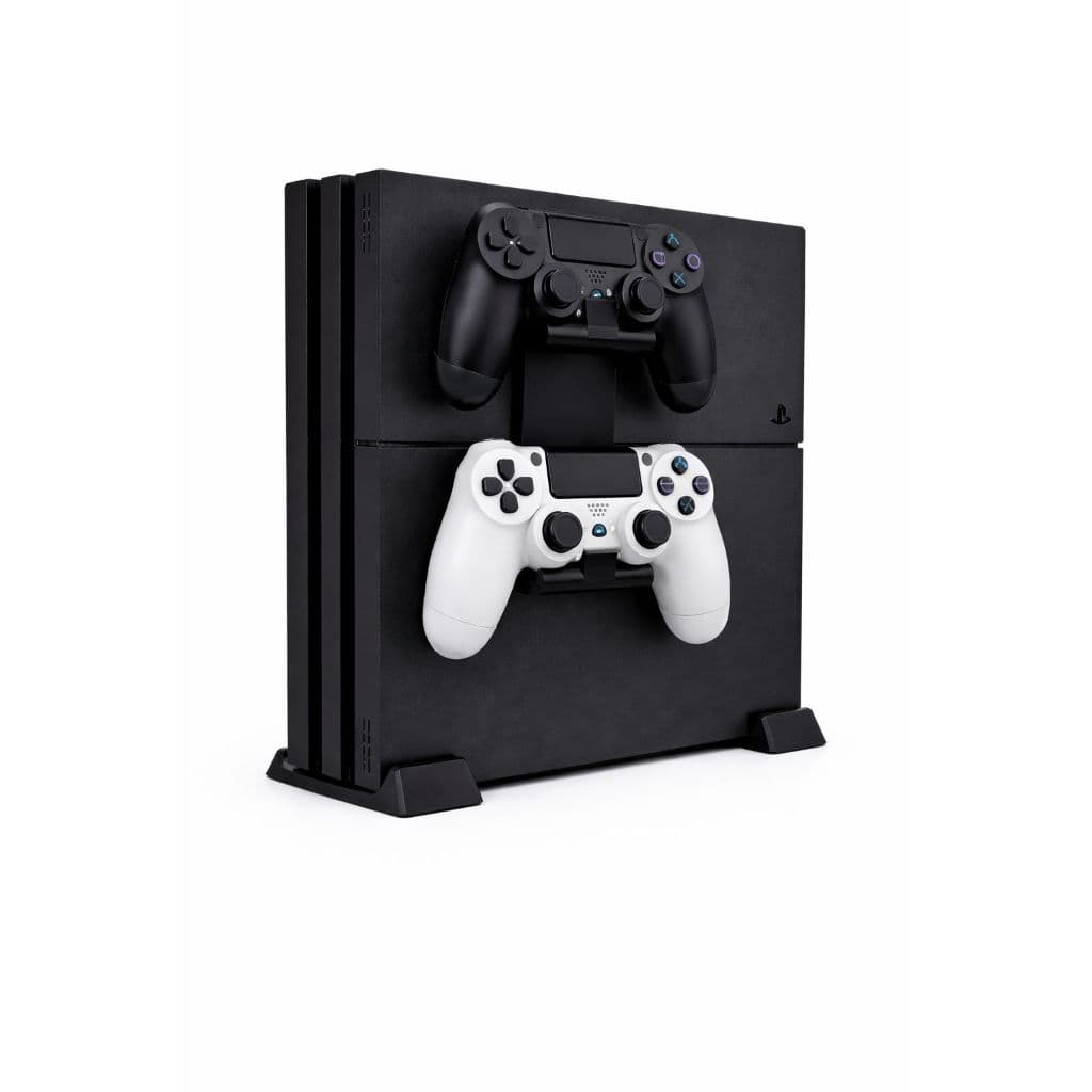 kit 2 peças, Suporte Vertical para PS4 Slim/Fat/Pro + Suporte Duplo para Controles
