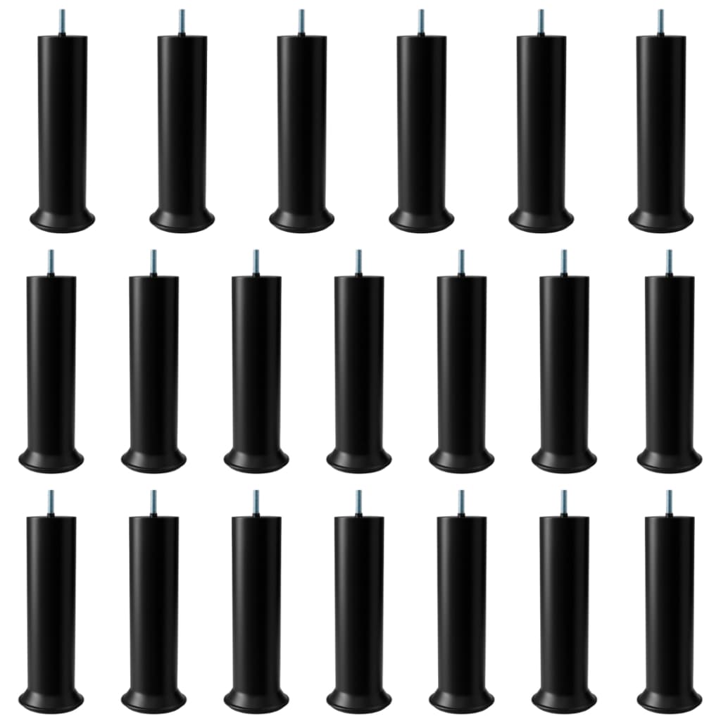 Kit Pes Preto  para Cama Box Todos os Modelos Com Altura 18cm Elevando a A ltura de Sua Cama 13 Unid
