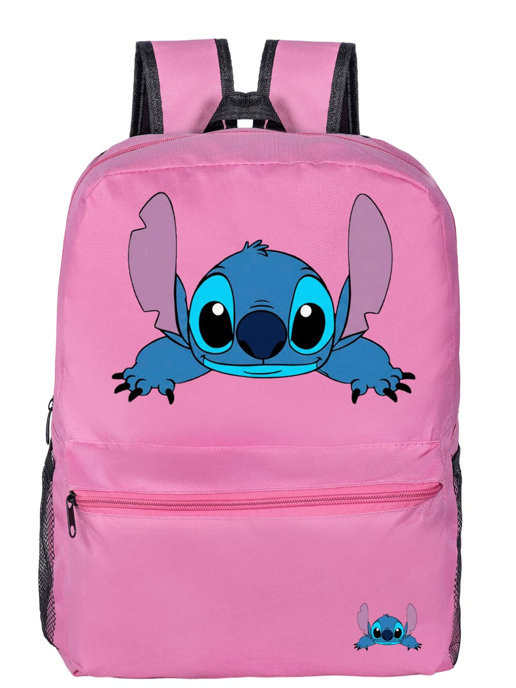 Mochila Stitch Costas Reforçada Escolar Menina Menino Personagem Promoção Volta às Aulas