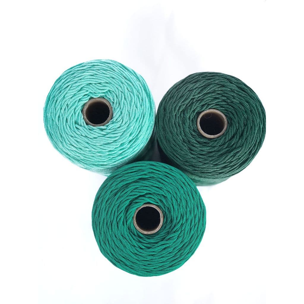Corda Trançada De Polipropileno 2mm várias cores 1kg - 450m