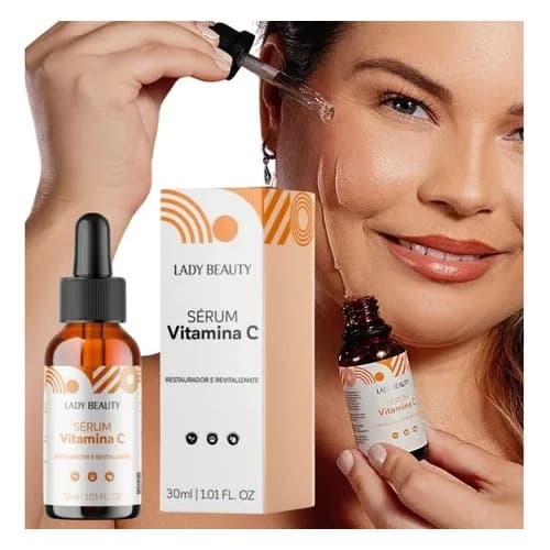 Sérum Facial Vitamina C Restaurador e Revitalizante Lady Beauty 30ml