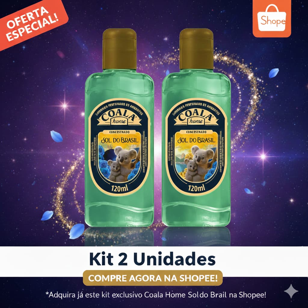 kit Limpador Perfumado de Ambientes Coala - Sol do Brasil 120 ml - The quen