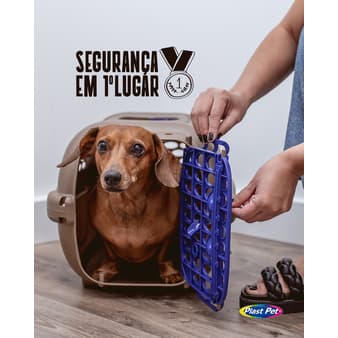 Caixa Transporte Para Cães E Gatos Panther Gold 3 e 5 Kgs