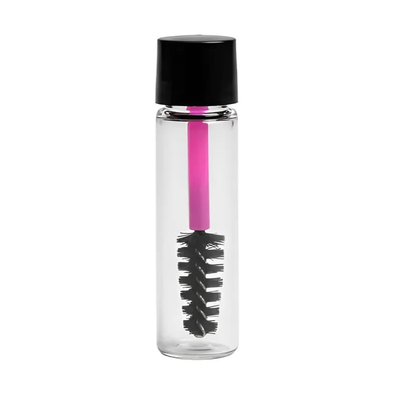 Kit 30 Mini Tubete Frasco de Rímel Vazio Mimo Lash Designer Escovinha de Cílios com Tubo Sobrancelha