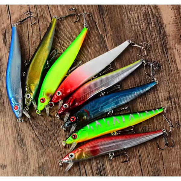 🎣 Isca Artificial Minnow 10,5cm Flutuante – Ataques Precisos na Meia-Água